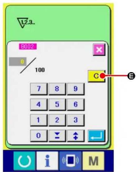 JUKI AE-200AN - ③ Change of counter set value. - 2