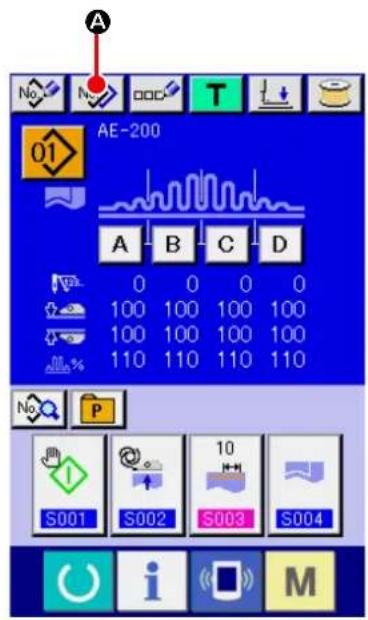 JUKI AE-200AN - Copying sewing pattern - 1