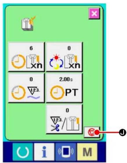 JUKI AE-200AN - 27-5. Performing setting of the production control information - 5