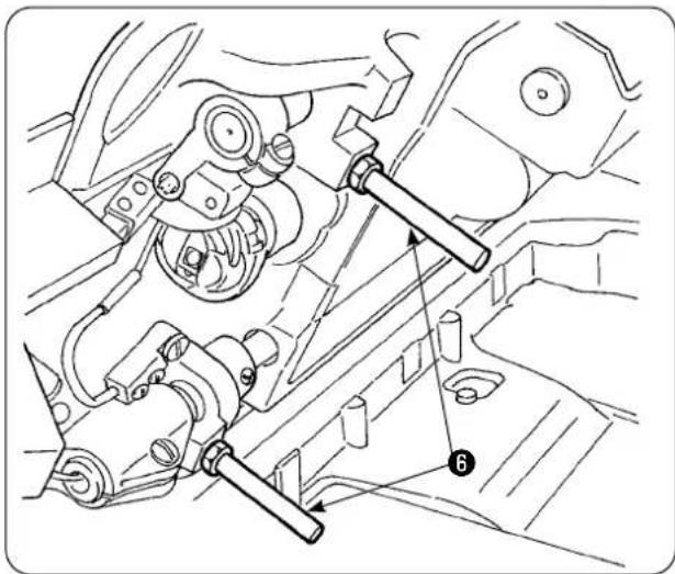 JUKI AE-200AN - 5-3. Installing the bobbin thread remaining amount detecting devices - 3