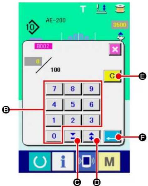 JUKI AE-200AN - 8-3. Method for changing the value of the counter during sewing - 2