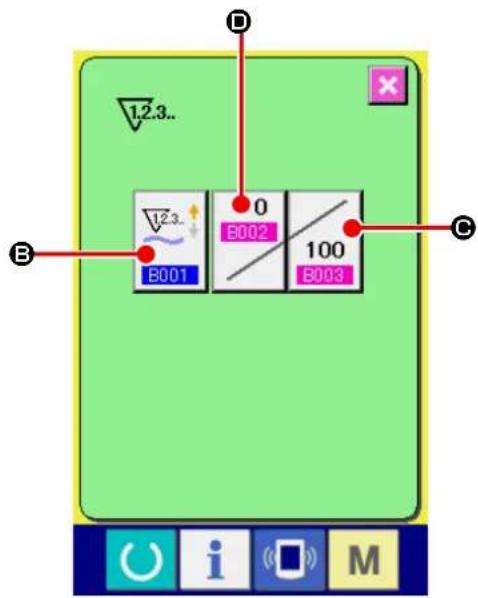 JUKI AE-200AN - 8-1. Setting procedure of the counter - 3