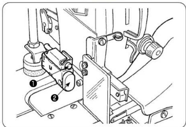 JUKI AE-200AN - Adjusting the material slippage and manipulator pressure - 5