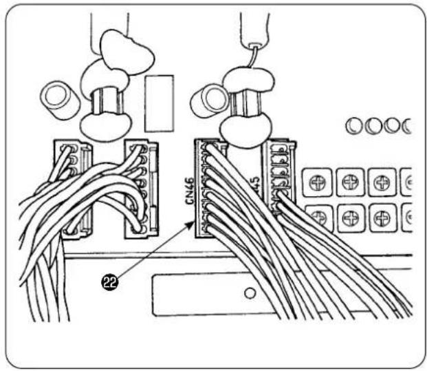 JUKI AE-200AN - ② Right pedal (changeover of speed between high and low) - 7