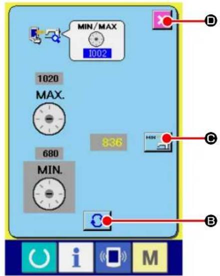 JUKI AE-200AN - 24-3. Correcting the bottom feed amount readout potentiometer - 3