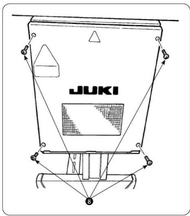 JUKI AE-200AN - 5-3. Installing the bobbin thread remaining amount detecting devices - 9