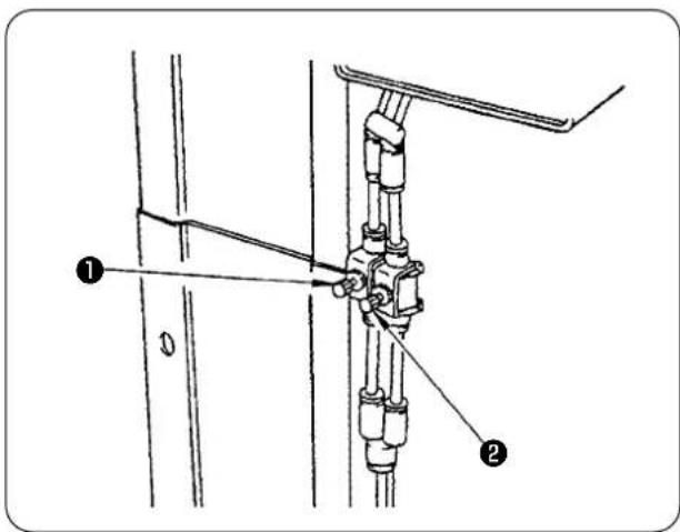 JUKI AE-200AN - 2-2. Adjusting the air blow-off pressure - 1