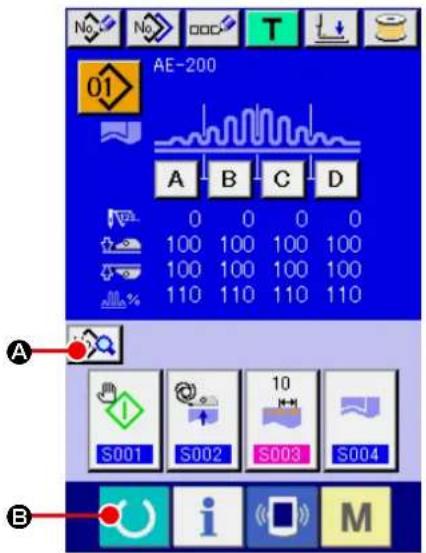 JUKI AE-200AN - ■ Method for setting the operation panel - 1