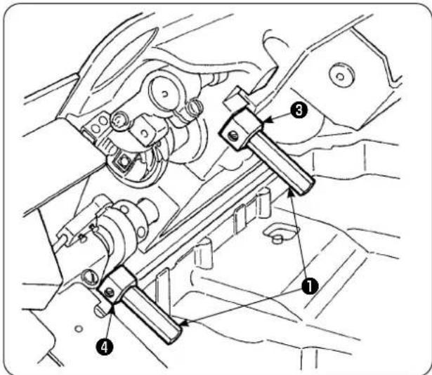 JUKI AE-200AN - 5-3. Installing the bobbin thread remaining amount detecting devices - 4