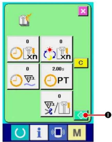 JUKI AE-200AN - 27-5. Performing setting of the production control information - 4
