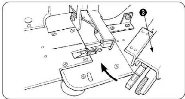 JUKI AE-200AN - Adjusting the material slippage and manipulator pressure - 11
