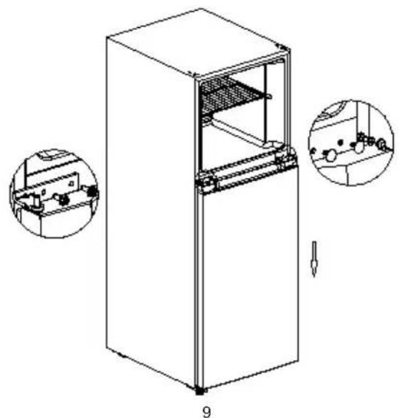 Philco FFTM25SI - Door Hinge adjustment - 9