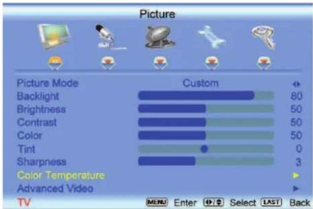 VIZIO VO22LHDTV10T - Color Temperature - 1