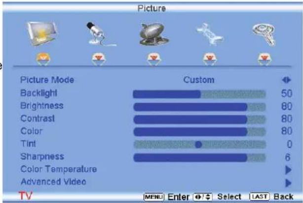 VIZIO VO22LHDTV10T - Using the On Screen Display (OSD) - 3