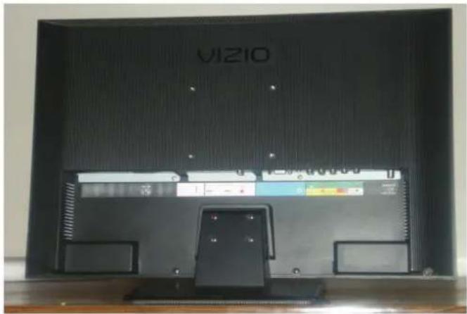 VIZIO VO22LHDTV10T - To remove the stand base - 1