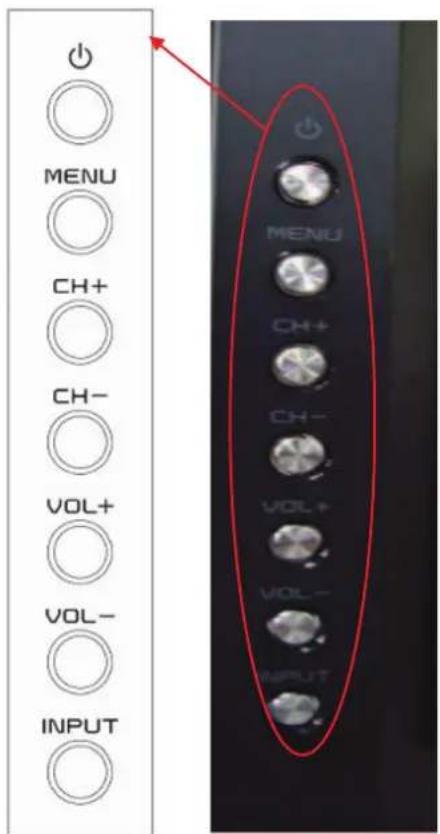 VIZIO VP423HDTV10A - Side Panel Controls - 2