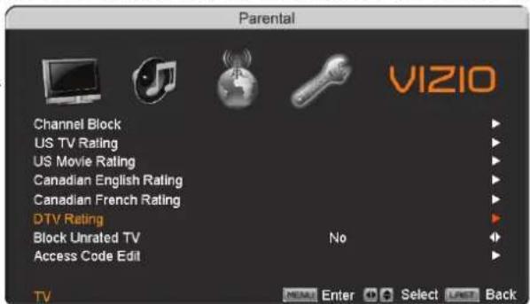 VIZIO VP423HDTV10A - DTV Rating - 1