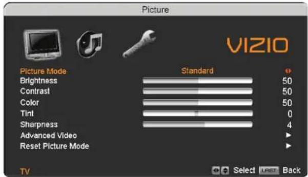 VIZIO VP423HDTV10A - Picture Mode - 1