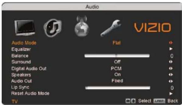 VIZIO VP423HDTV10A - Audio Mode - 1