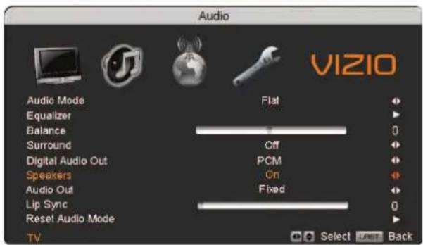 VIZIO VP423HDTV10A - Optical Output of Audio received - 2
