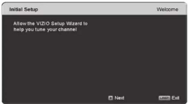 VIZIO VP423HDTV10A - Initial Setup - 1