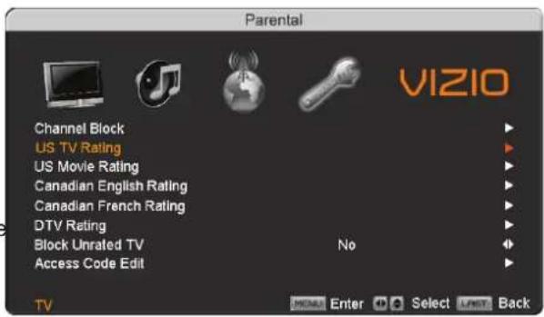 VIZIO VP423HDTV10A - US TV Rating - 1