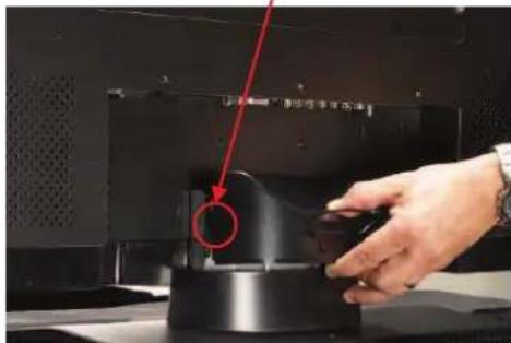 VIZIO VP423HDTV10A - To remove the stand base - 3