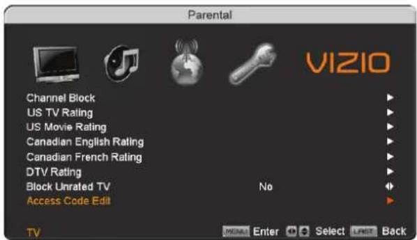 VIZIO VP423HDTV10A - Change the Password - 1