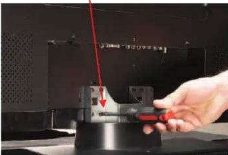 VIZIO VP423HDTV10A - To remove the stand base - 2