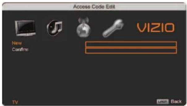 VIZIO VP423HDTV10A - Change the Password - 2