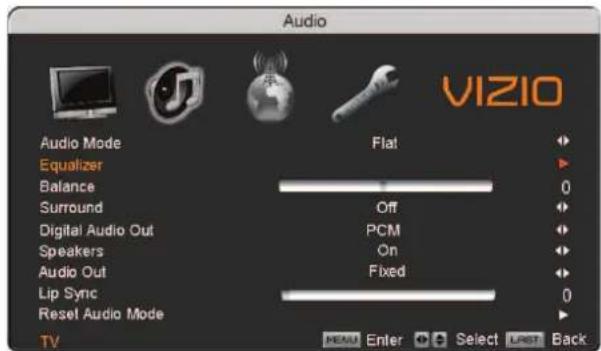 VIZIO VP423HDTV10A - Equalizer - 1