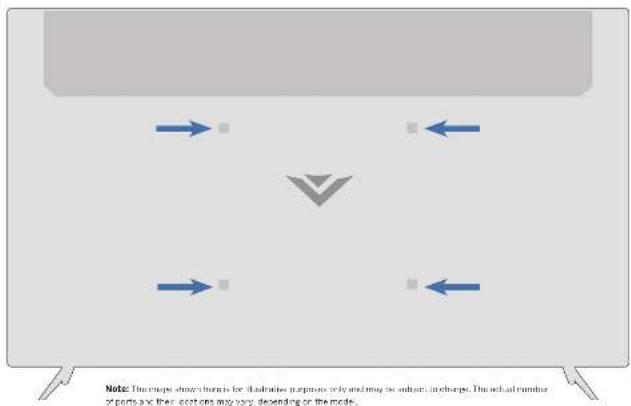 VIZIO V505-H69 - WALL-MOUNTING THE TV - 3