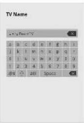 VIZIO V505-H69 - To edit your TV name: - 1