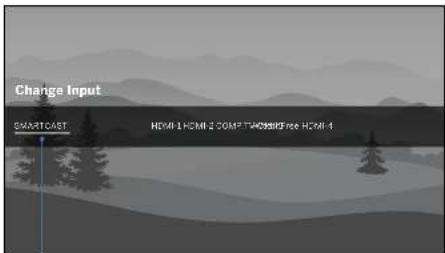 VIZIO V505-H69 - CHANGING THE INPUT SOURCE - 1