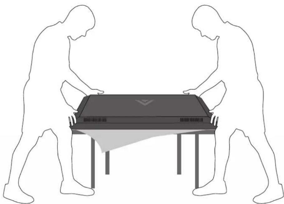 VIZIO E320-C0E - INSTALLING THE STAND - 1