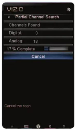 VIZIO XVT580CM - Adding New Channels - 1