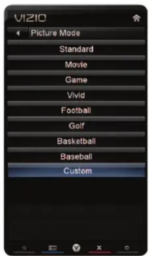 VIZIO XVT580CM - Adjusting the Picture Settings - 1