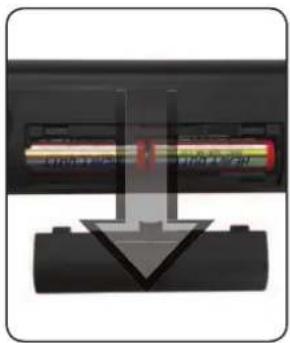 VIZIO XVT580CM - Replacing the Batteries - 1