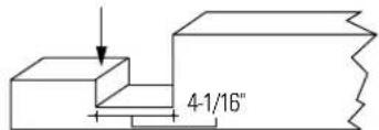 GE ZWSP42D - To raise or lower case trim to other installation heights: - 6