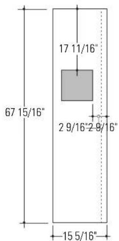 GE ZWSP42D - Select panel size - 3