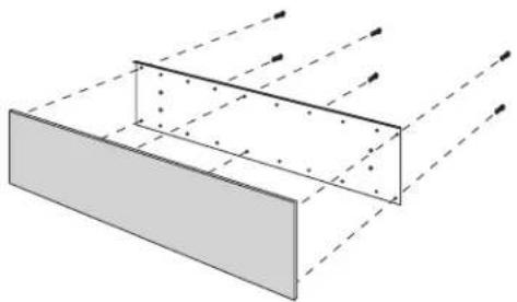 GE ZWSP42D - Secure 3/4" panel to grille panel support - 2