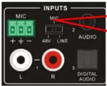 BZBGear BG-AMPC40 - Audio Inputs - 1