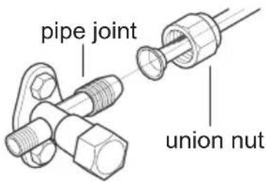 GREE GIFL224XAE - Step four: connect indoor and outdoor pipes - 3