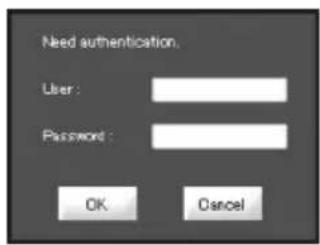 CANON VB-C500D - Enter the user name and password. - 1