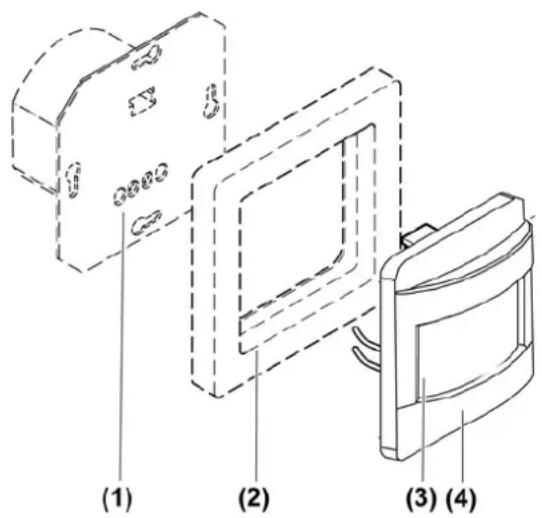 JUNG A1180WU - Device components - 1