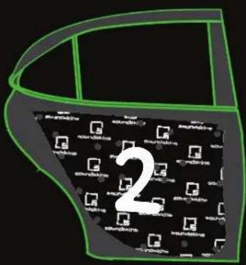 Soundskins SSK-CAMRY4DR - Installing Panels - 2