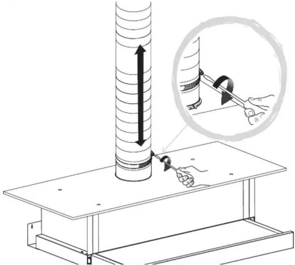 Philco GH1109SNL - Fixing flexible duct - 1