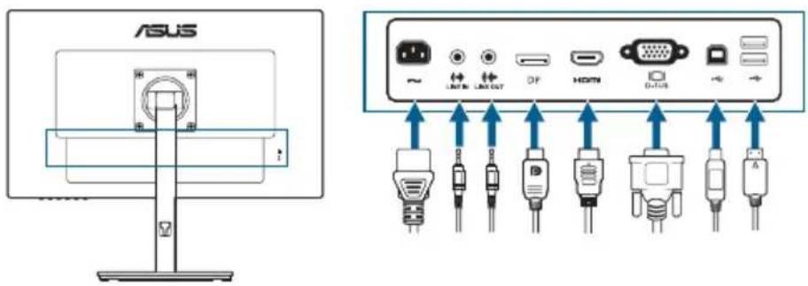 ASUS C1241QSB - Connecting the cables - 2