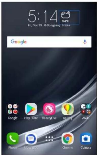 ASUS ZenFone Ares ZS572KL - Launching the Weather app - 1