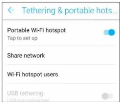 ASUS ZenFone Ares ZS572KL - Wi-Fi Hotspot - 3